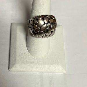 Hammered Silver Ring